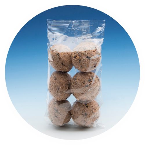 6-Pack Suet Balls with Granola mixture